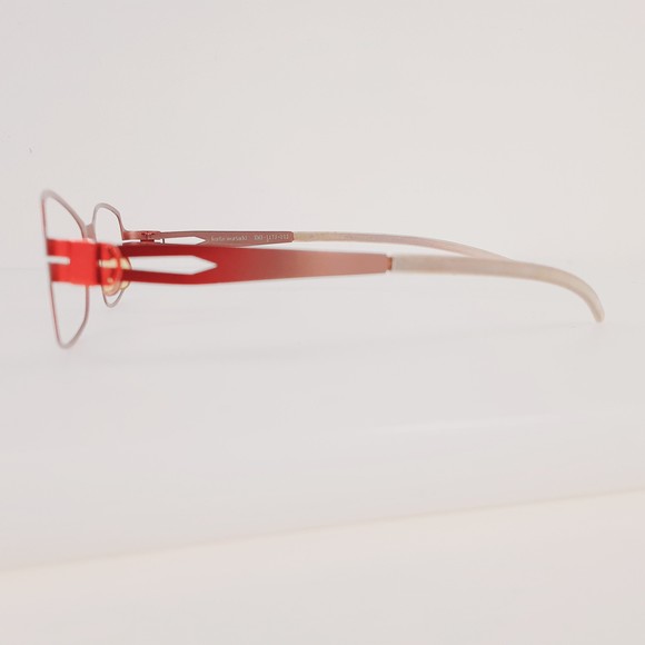 Kato Masaki Kmj-117j-102 Boundless Eyeglasses Ultra Light Red 52-18-135 - Picture 6 of 11